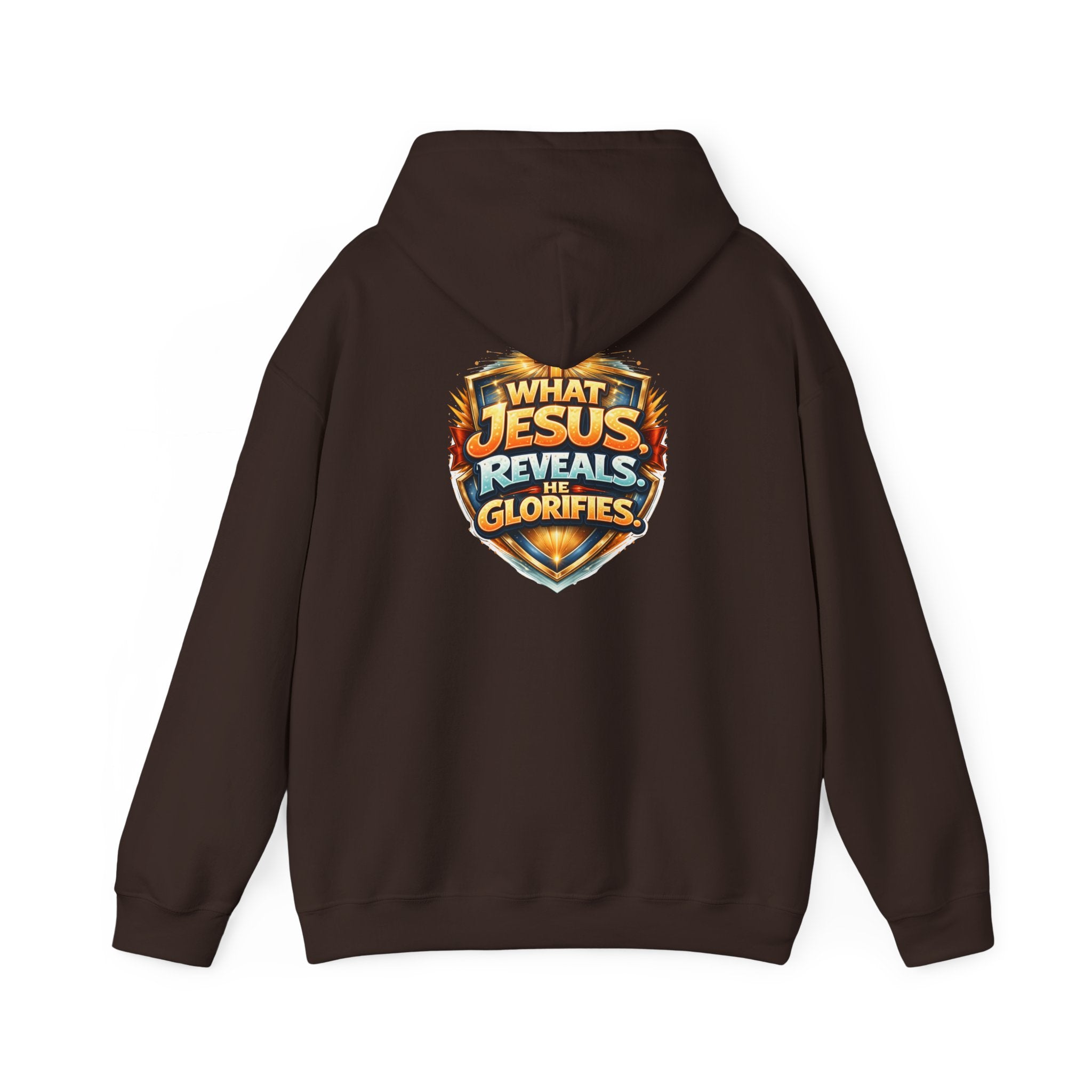 What Jesus Reveals, He Glorifies Unisex Hooded Sweatshirt