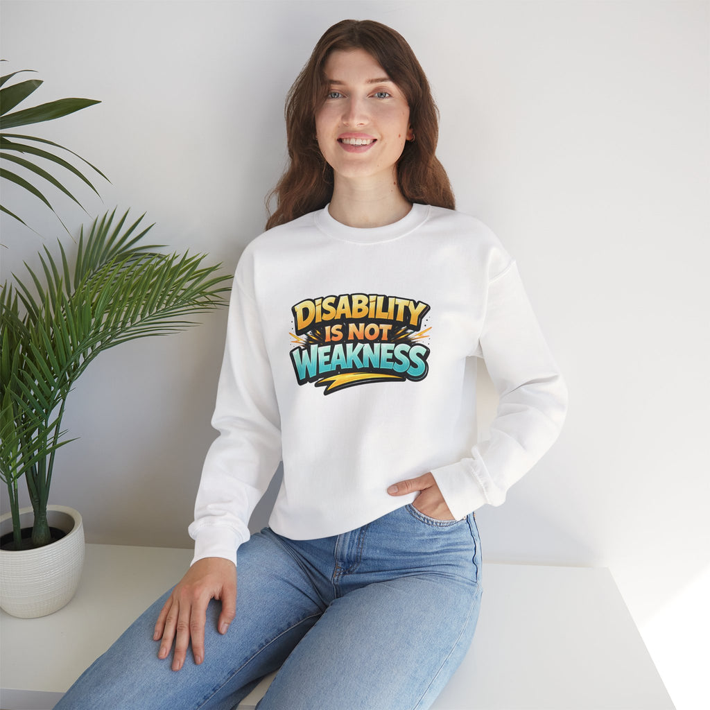Disability Is Not Weakness Unisex Sweatshirt