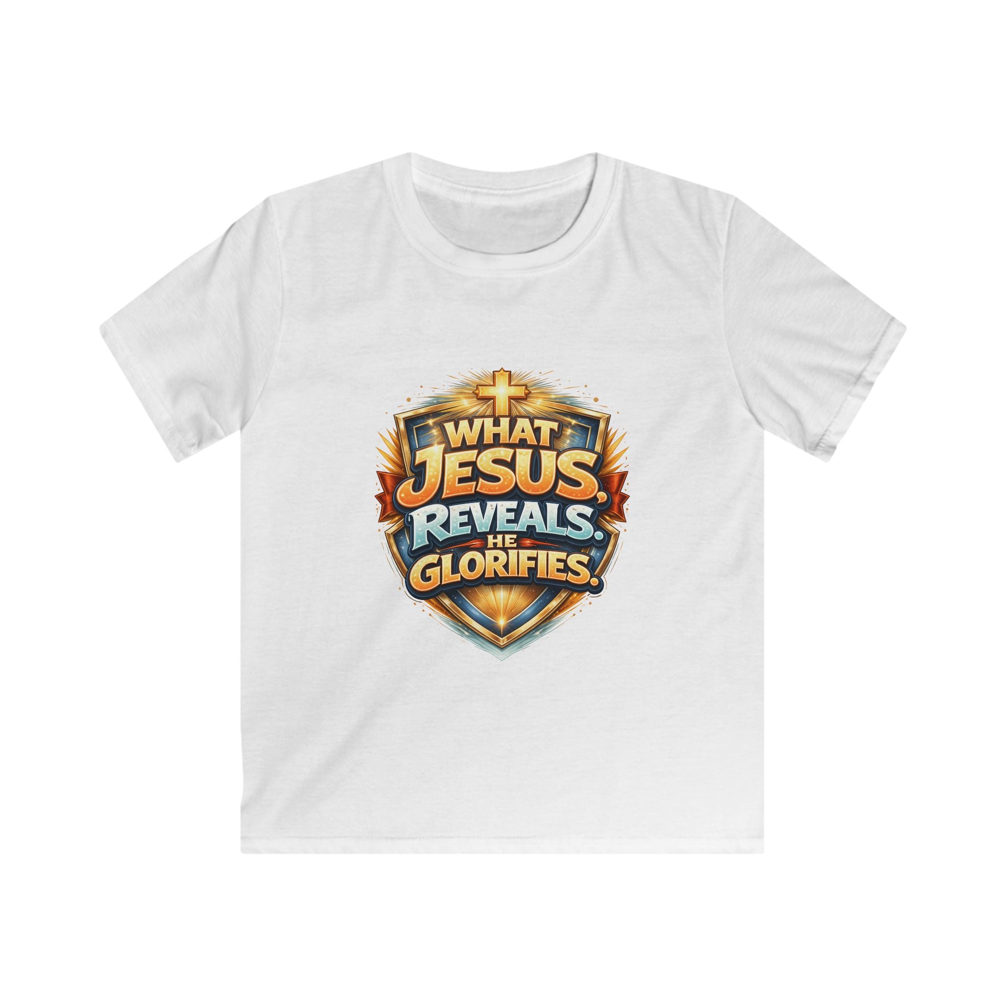 What Jesus Reveals, He Glorifies Kids Tee