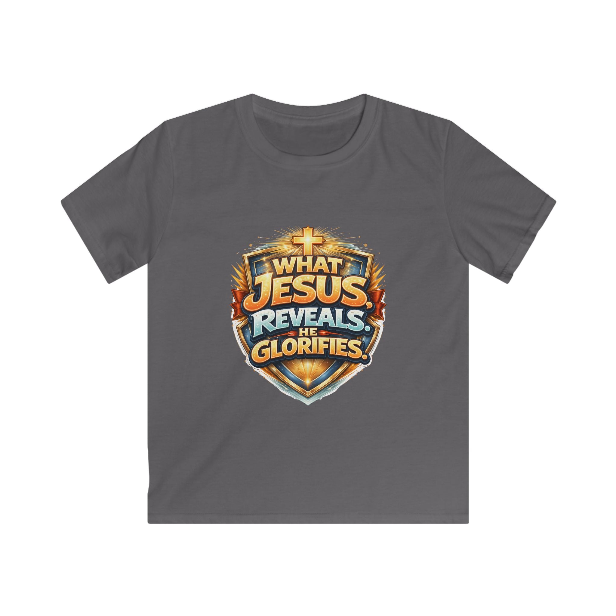 What Jesus Reveals, He Glorifies Kids Tee