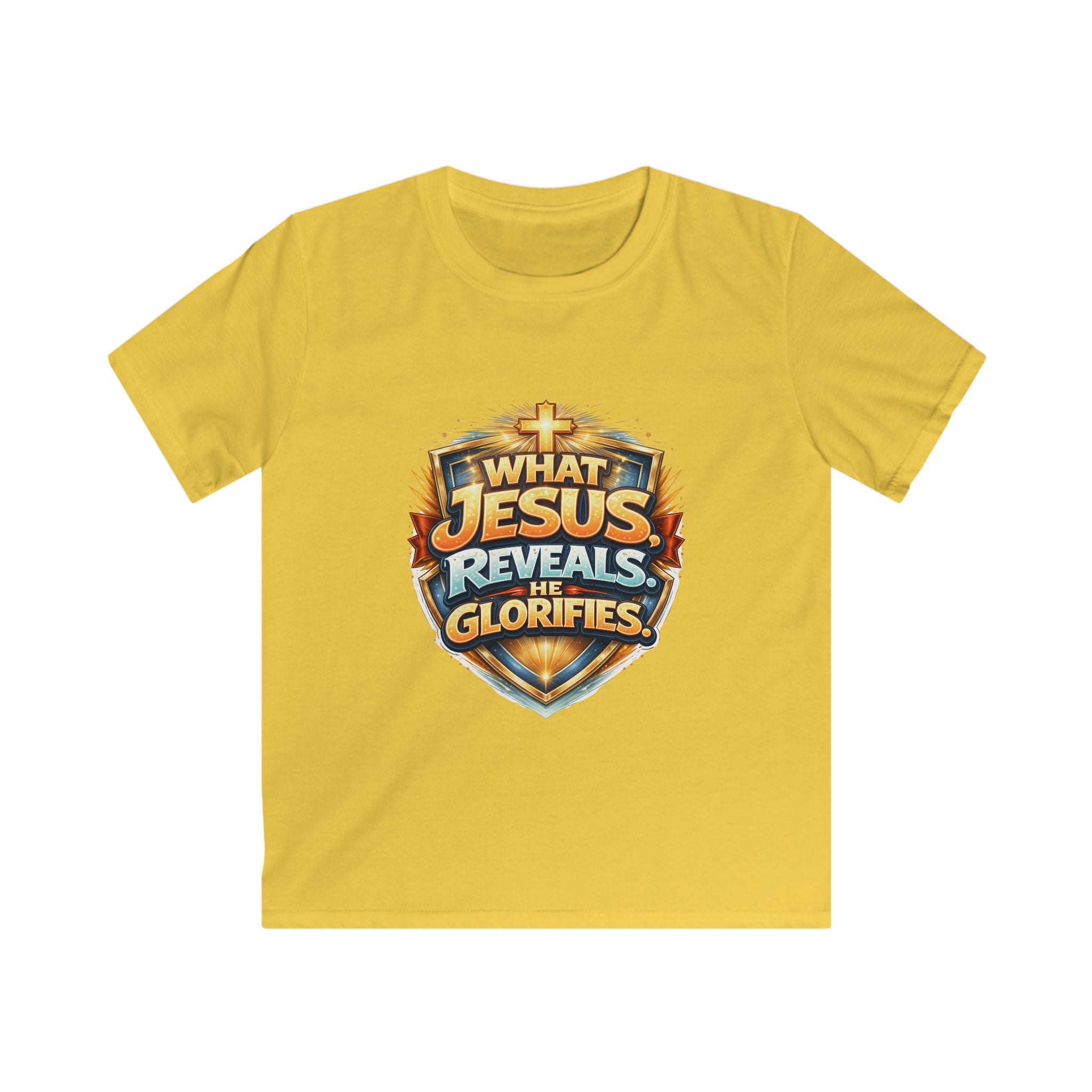 What Jesus Reveals, He Glorifies Kids Tee