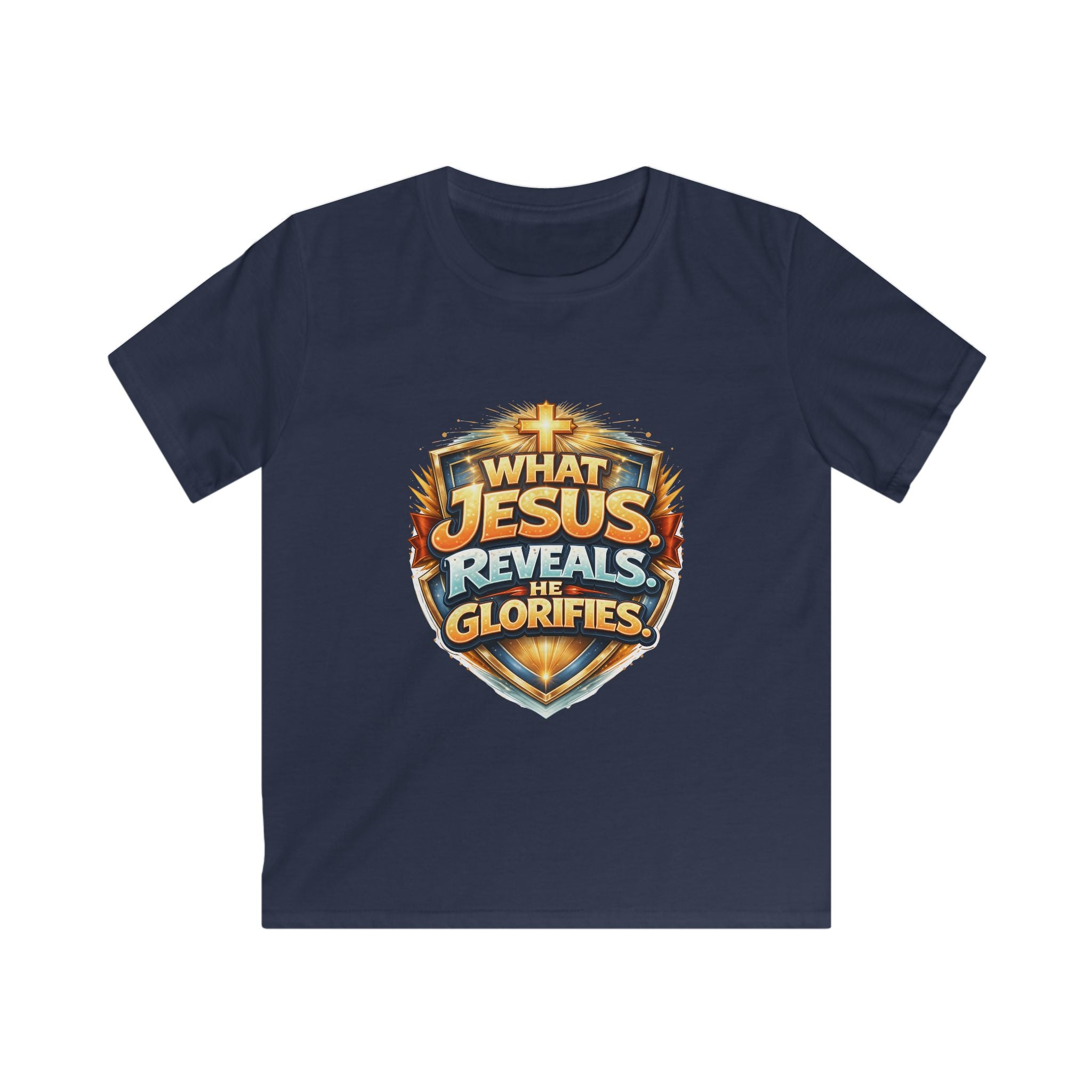 What Jesus Reveals, He Glorifies Kids Tee