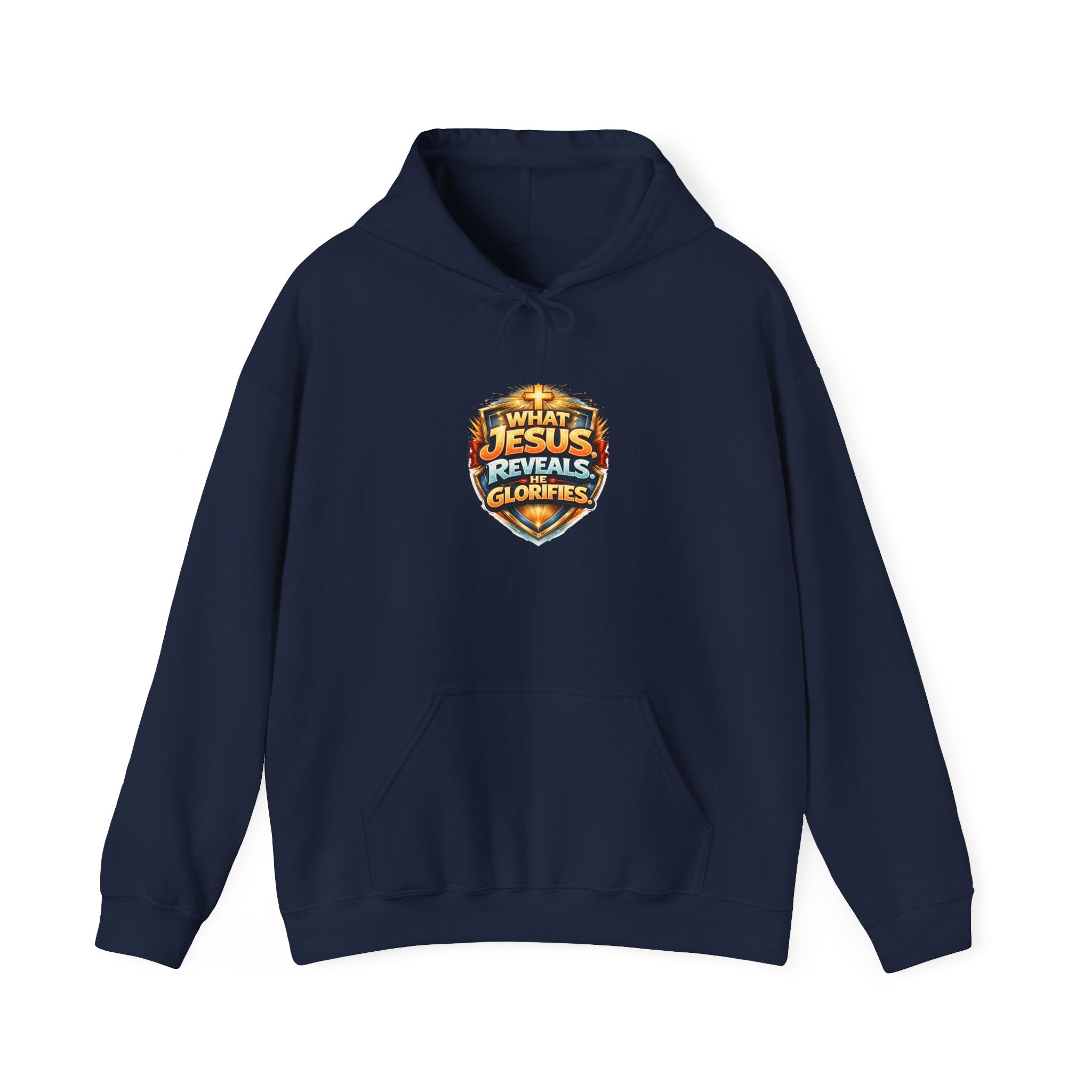 What Jesus Reveals, He Glorifies Unisex Hooded Sweatshirt