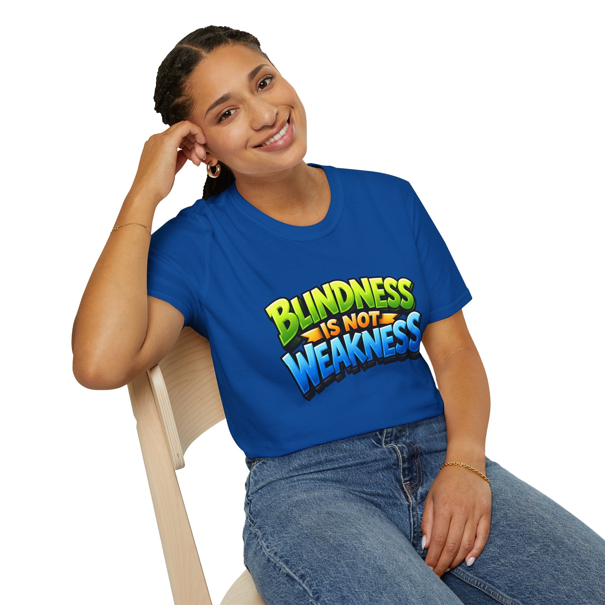 Blindness is not weakness Unisex T-Shirt