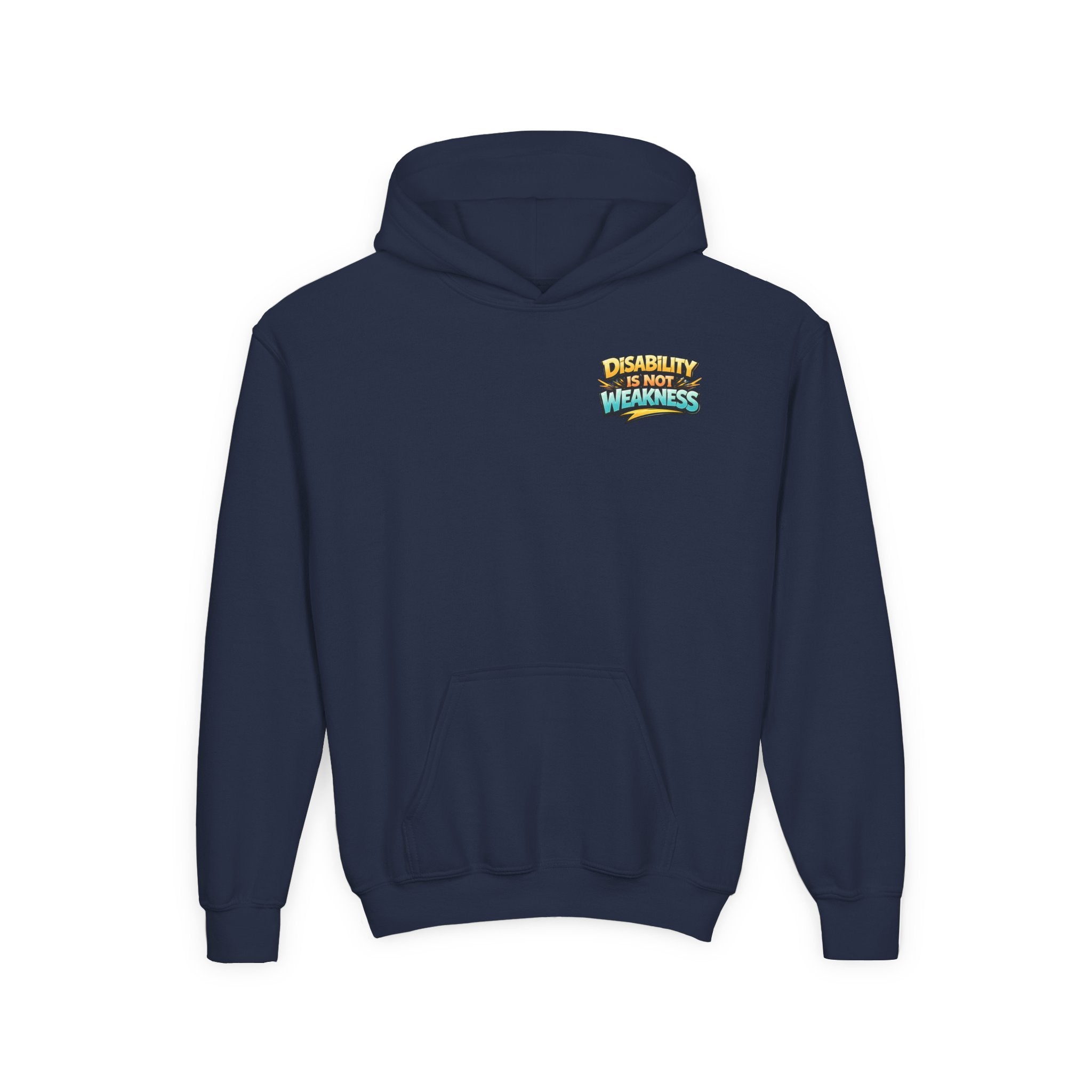 Disability Is Not Weakness Hooded Sweatshirt
