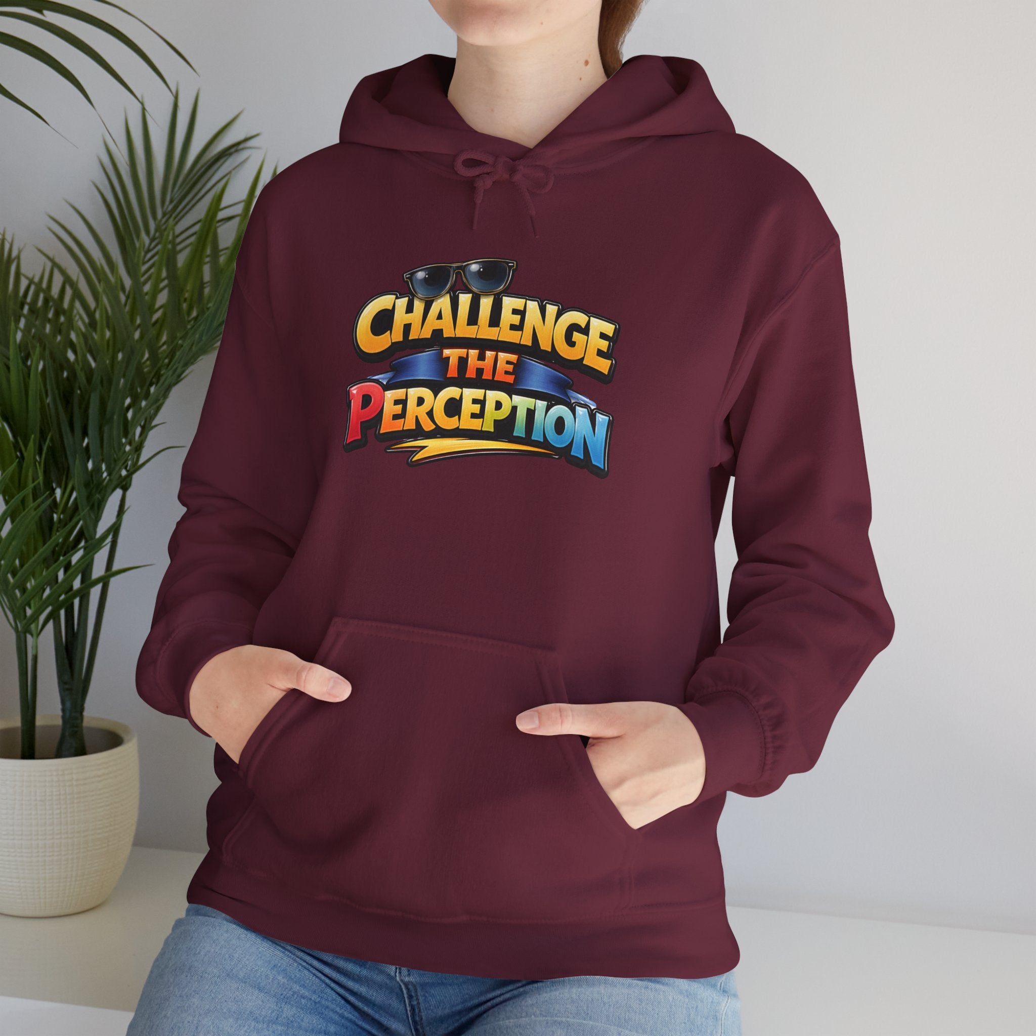 Challenge The Perception Unisex Hooded Hoodie