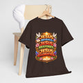 Jesus Reveals, Jesus Restores, Jesus Glorifies Unisex Tee
