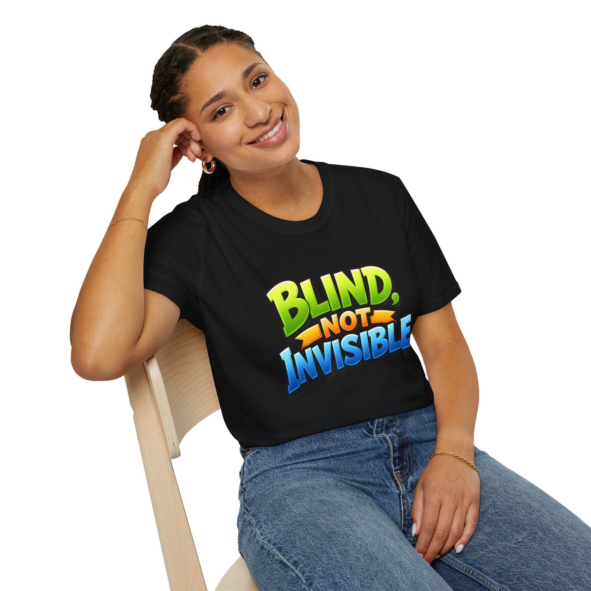 Blind not invisible Unisex T-Shirt