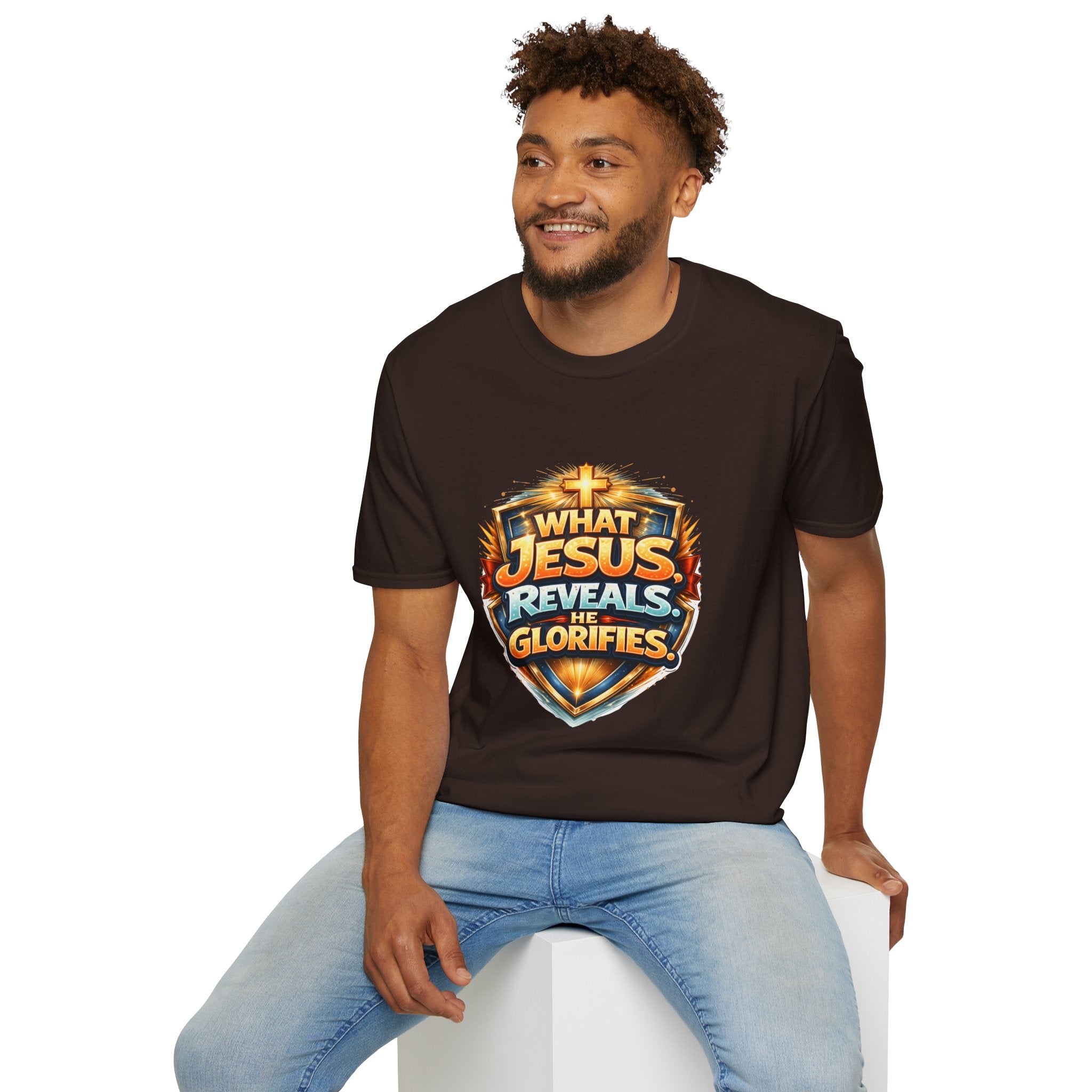 What Jesus Reveals, He Glorifies Unisex T-Shirt