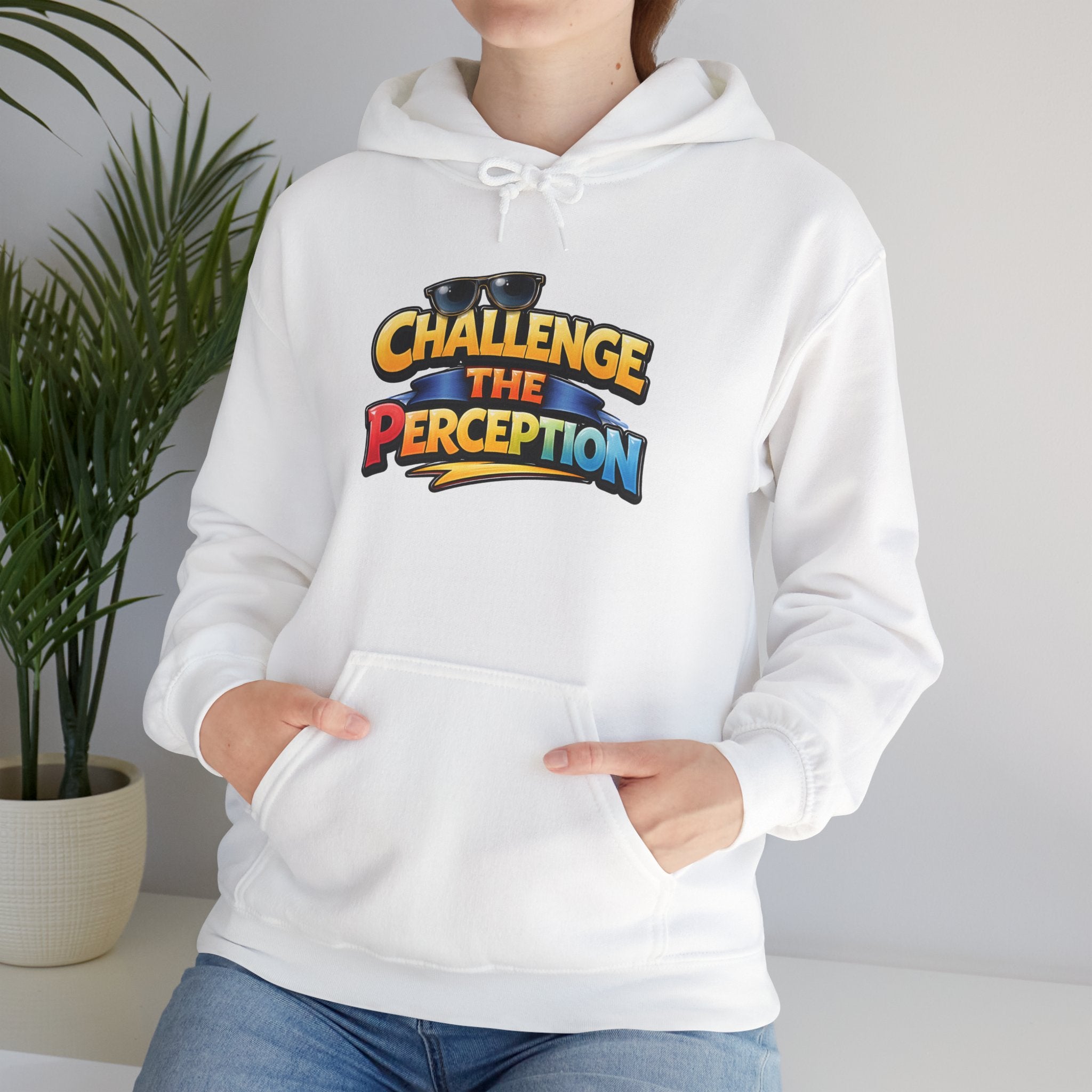 Challenge The Perception Unisex Hooded Hoodie
