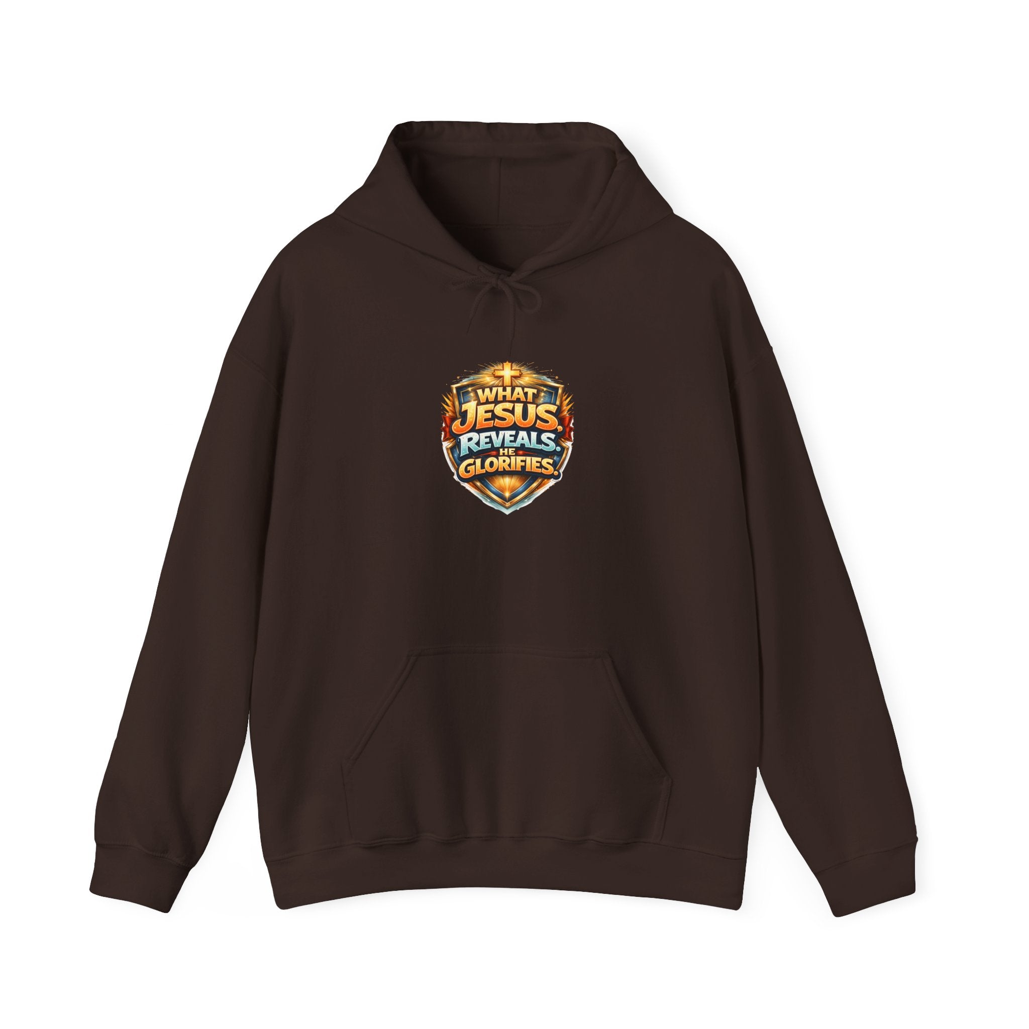 What Jesus Reveals, He Glorifies Unisex Hooded Sweatshirt