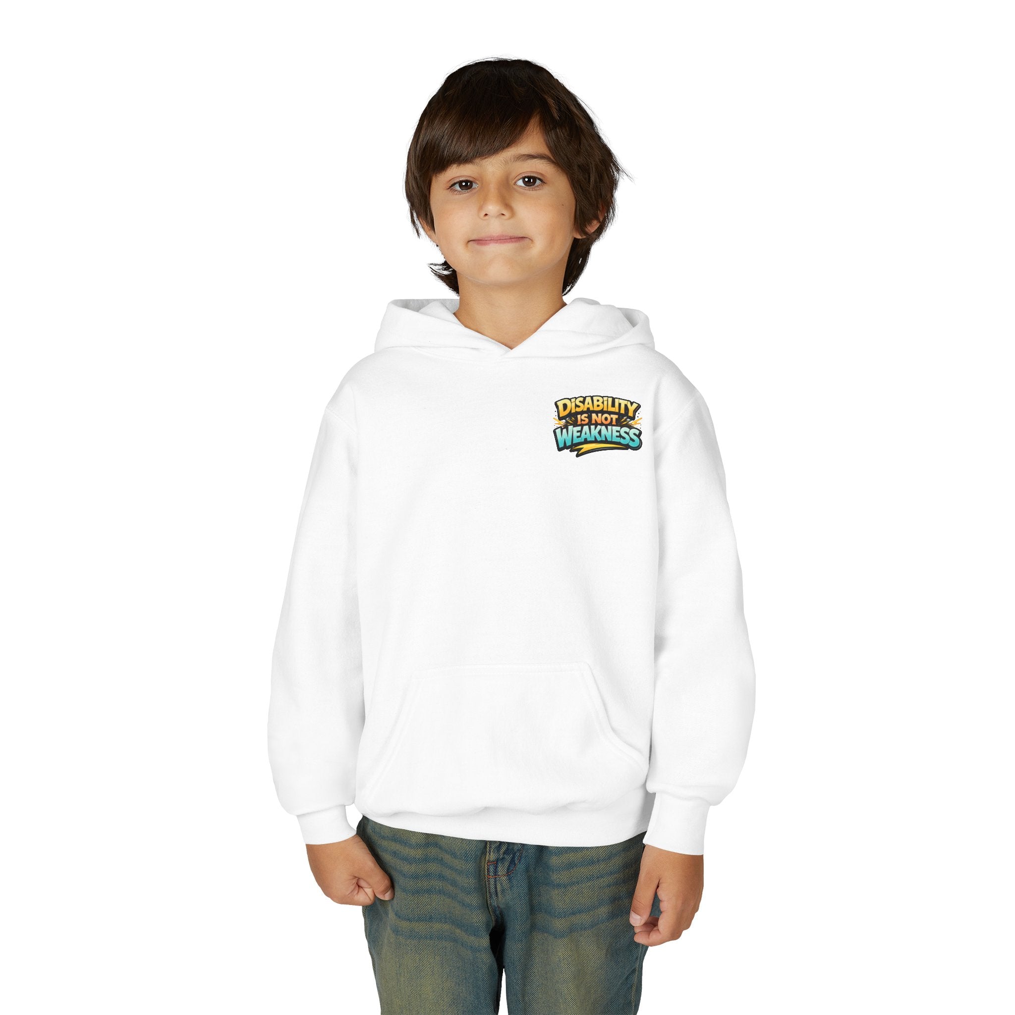 Disability Is Not Weakness Hooded Sweatshirt