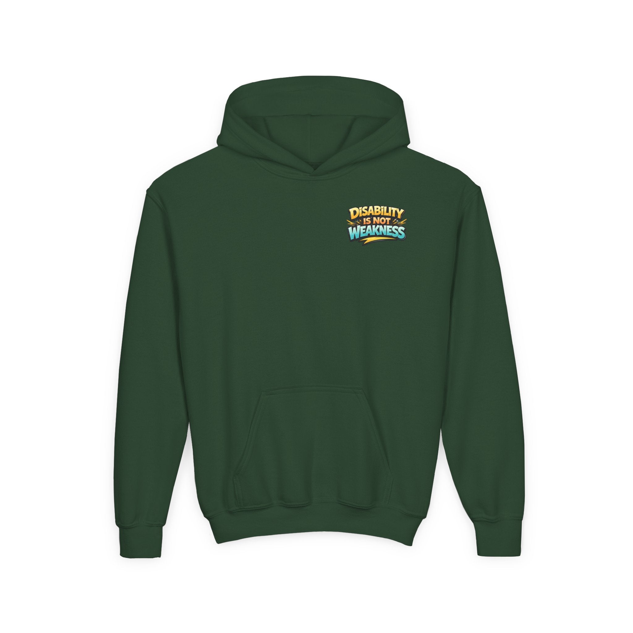 Disability Is Not Weakness Hooded Sweatshirt