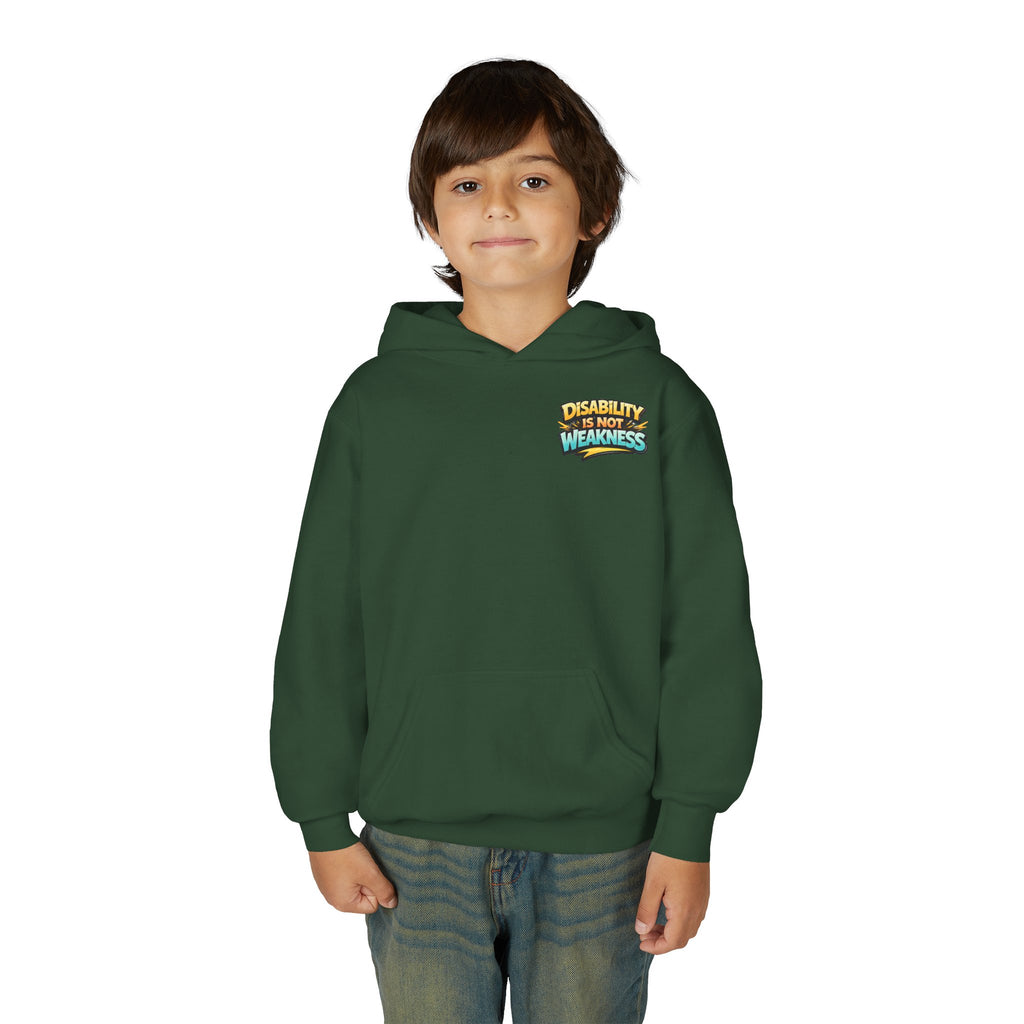 Disability Is Not Weakness Hooded Sweatshirt