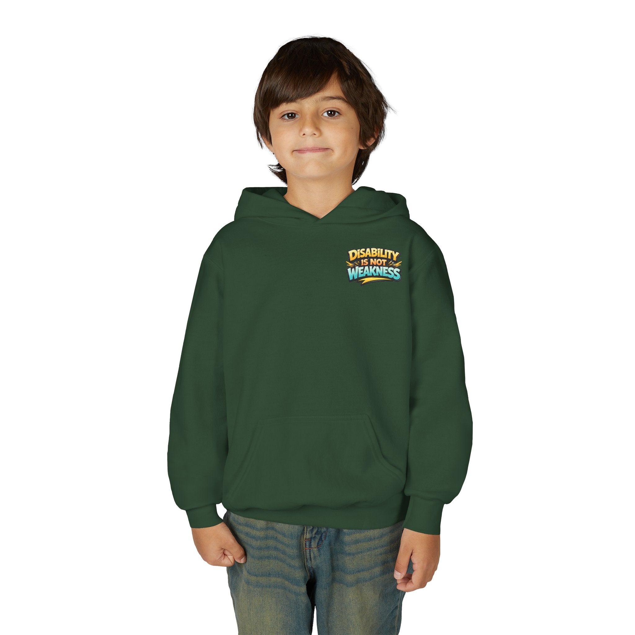 Disability Is Not Weakness Hooded Sweatshirt