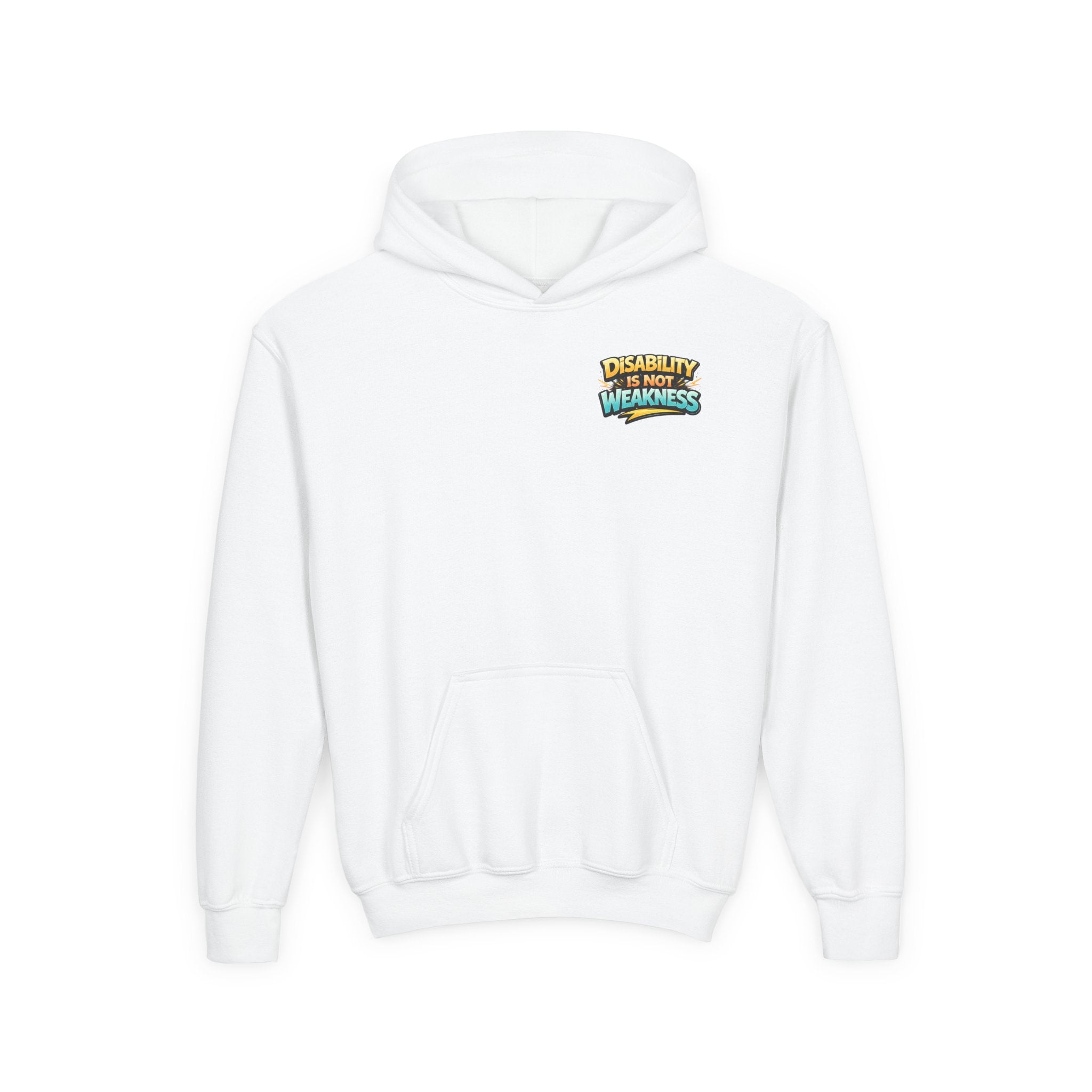 Disability Is Not Weakness Hooded Sweatshirt