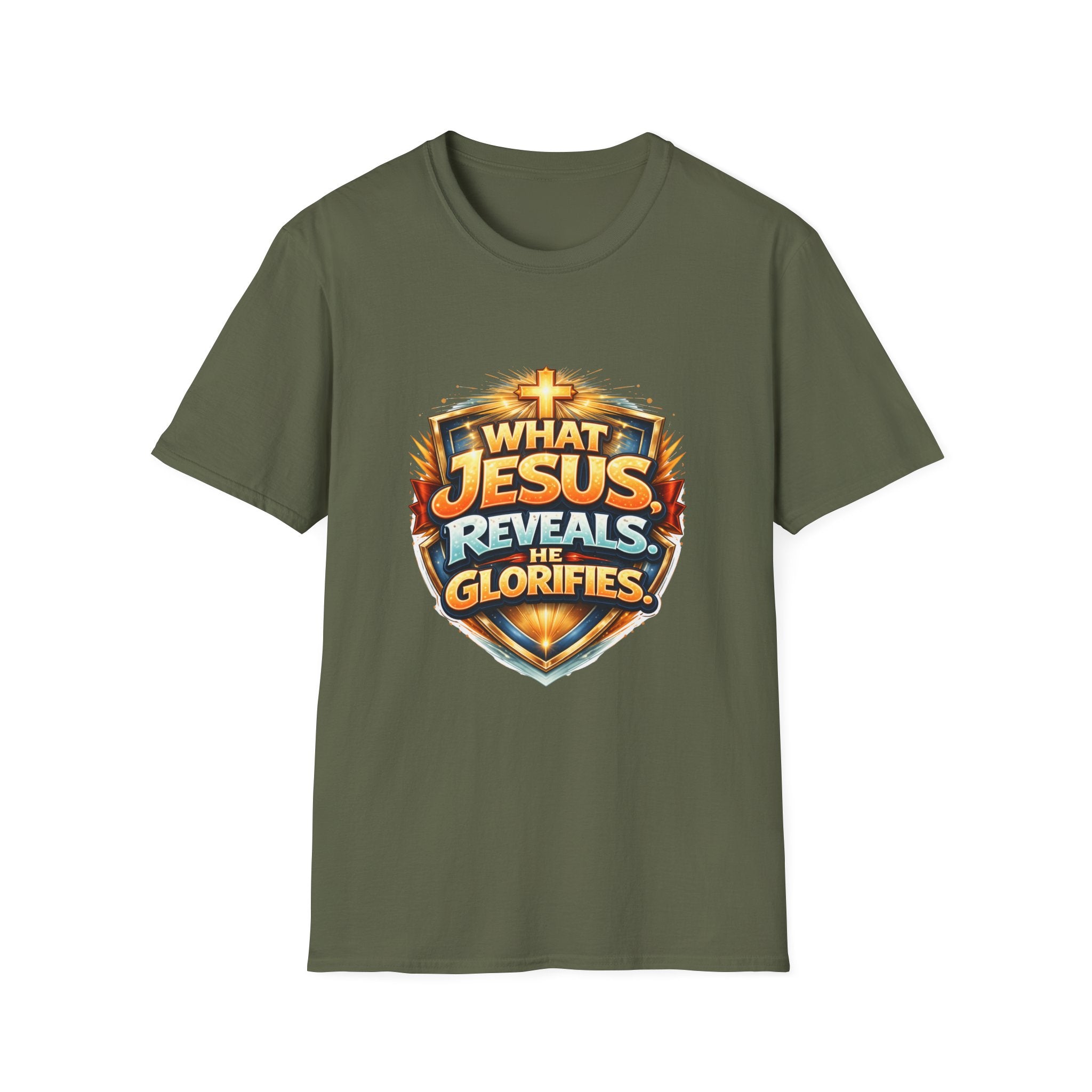 What Jesus Reveals, He Glorifies Unisex T-Shirt