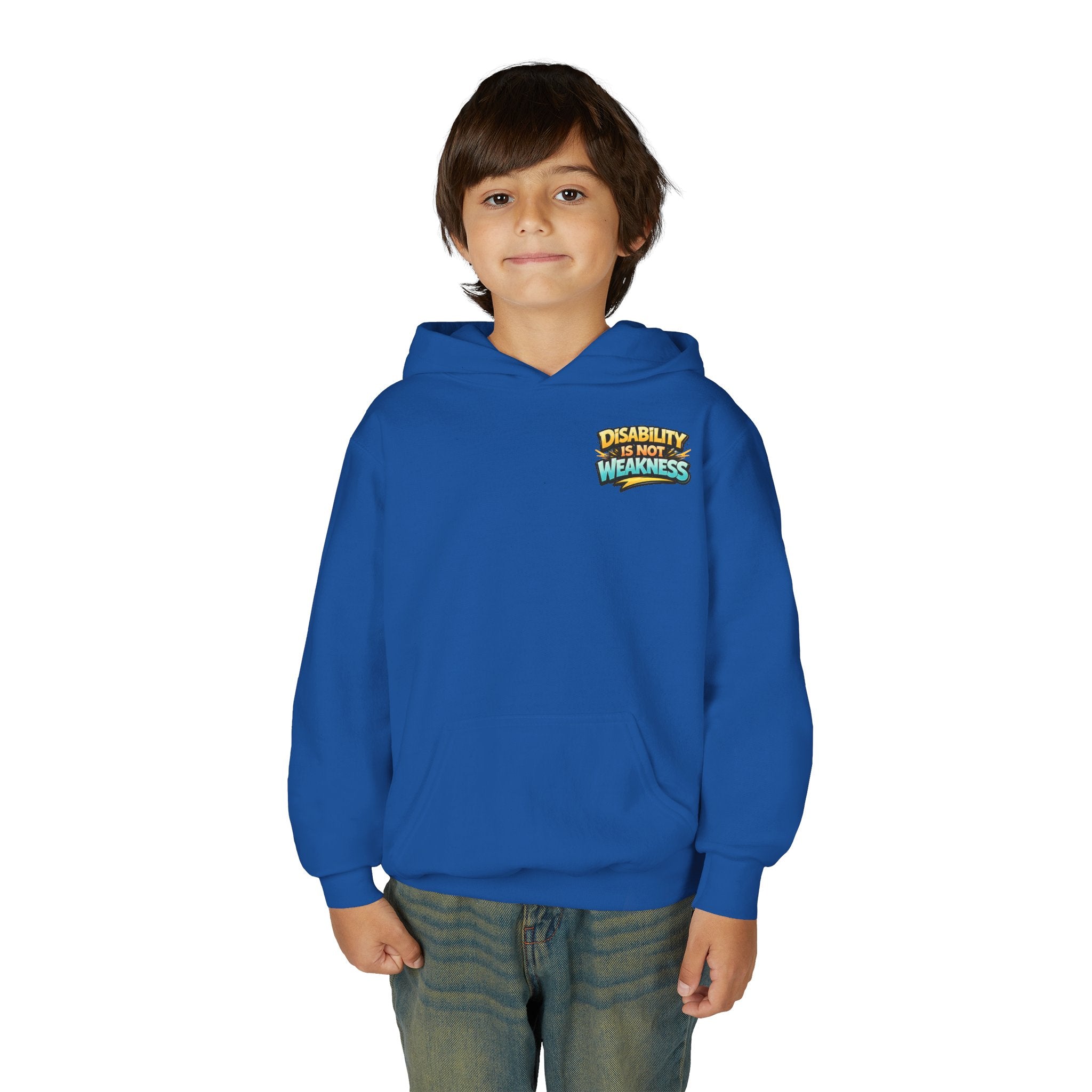 Disability Is Not Weakness Hooded Sweatshirt