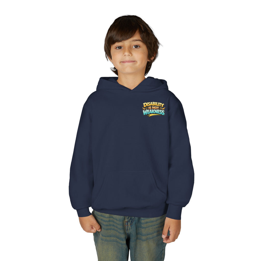 Disability Is Not Weakness Hooded Sweatshirt