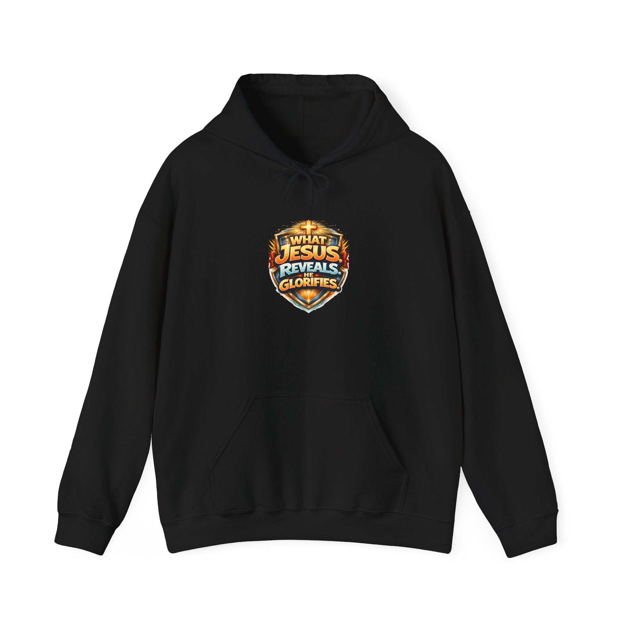 What Jesus Reveals, He Glorifies Unisex Hooded Sweatshirt