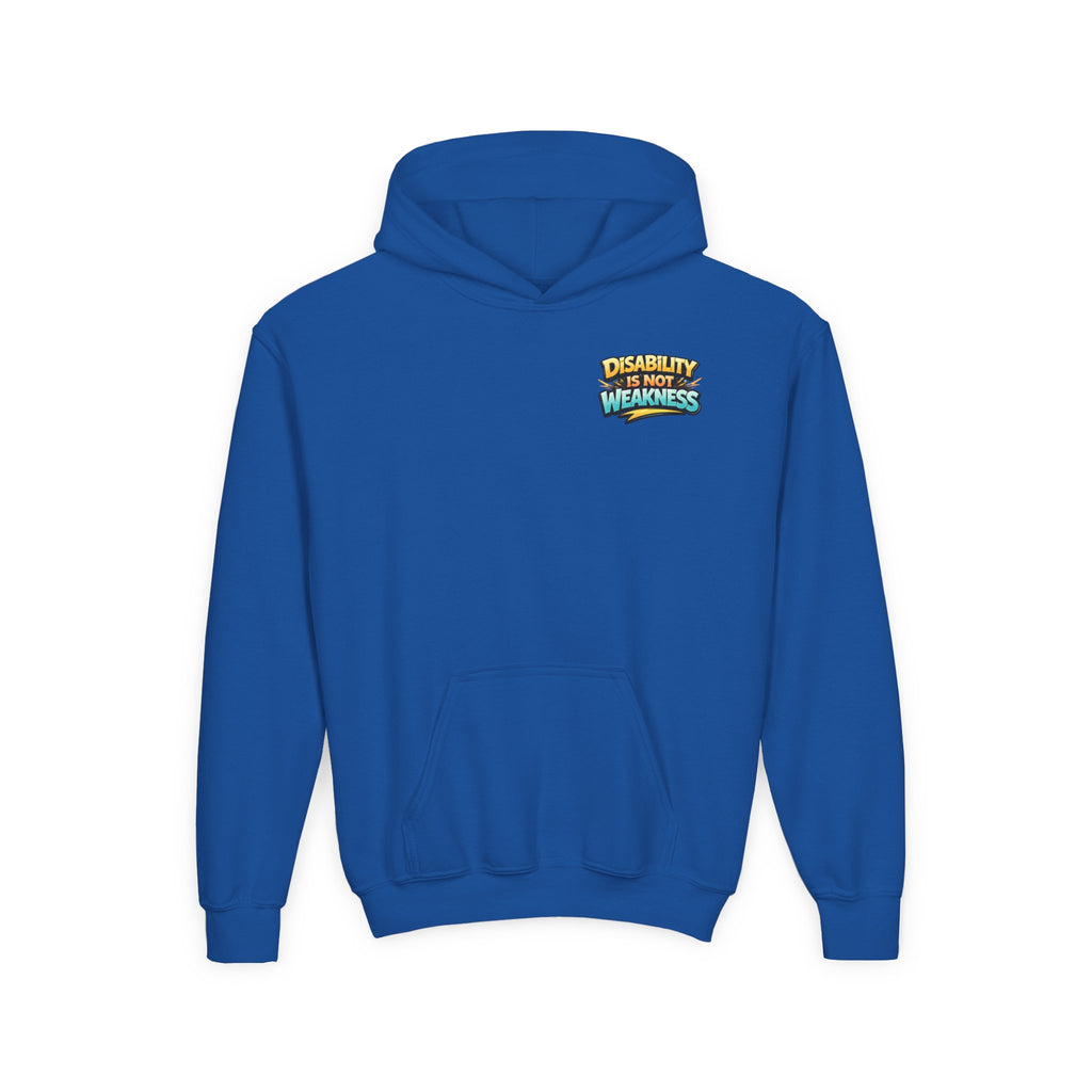 Disability Is Not Weakness Hooded Sweatshirt